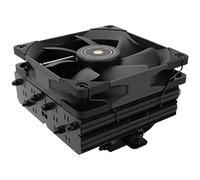 Thermalright SI-100 Black CPU Air Cooler, 6 x 6 mm Heat Pipes, TL-E12B PWM Quiet Fan CPU Cooler with S-FDB V2.0 Bearing, AGHP 3.0 Technology, for AMD AM4 AM5/Intel 1150/1151/1200/1700/2066, PC Cooler