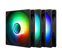 Thermalright TL-C12B-S V3 120mm ARGB CPU Cooler Fan with Mirror Light Effect, Silent PWM Fan, 1500RPM Speed, Black