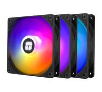 Thermalright TL-C12C-S CPU Fan, 120mm ARGB Case Cooler, PWM Silent Computer Fan with S-FDB Bearing Included, up to 1500RPM PC Cooling（3 quantities）