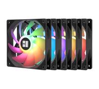 Thermalright TL-C12C-S X5 CPU Air Fan, 120mm Silent Computer Case Cooler Fan, with S-FDB Bearing, up to 1550RPM Speed PC Cooling,5-Packs