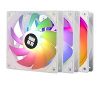 Thermalright TL-C12CW-S X3 CPU Fan, 120mm 4pin PWM Silent Computer Case Cooler Fan, with S-FDB Bearing Included, up to 1500RPM PC Cooling, White ARGB (3 Quantities)