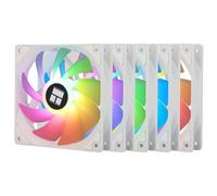 Thermalright TL-C12CW-S X5 CPU Air Fan 120 mm ARGB Case Cooling Fan, PWM Silent Computer Fan with S-FDB Bearing, Fan with up to 1550 RPM Speed, PC Fan, 5 Fan Pack