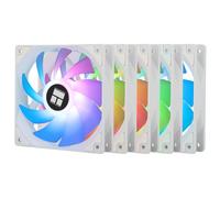 Thermalright TL-C12CW-S X5 CPU Fan 120mm ARGB Case Cooler Fan, 4pin PWM Silent Computer with S-FDB Bearing Included, up to 1550RPM Cooling(5 Quantities)