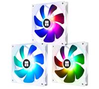 Thermalright TL-C14CW-S X3 High Speed 1500RPM CPU Cooling Fan 14CM Quiet PWM Fan for Computer Case (White)