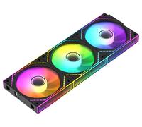 Thermalright TL-M12QR-S X3 120mm PC Case Fans Reverse Blade, 1500RPM Airflow, ARGB Daisy-Chain, Infinity-Mirror Lighting, 3-Pack