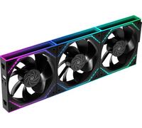 Thermalright TL-M12QR X3 120mm PC Reverse Blade Case Fans, Daisy-Chain | 1500RPM | ARGB | Dual Infinity Mirrors Lighting for Gaming Build(3-Pack)