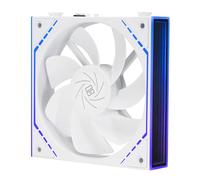 Thermalright TL-M12QRW 120mm PC Reverse Blade Case Fans, Daisy-Chain | 1500RPM | ARGB | Dual Infinity Mirrors Lighting for Gaming Build(Single Pack)
