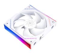 Thermalright TL-M12QW Case Fan-Quiet,PWM Function Wireless Splicing Building Block CPU Fan,Infinity Mirror ARGB Lighting Effects,New Power Chip Module Simplifies Wiring Management,White|2000RPM
