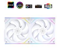 Thermalright TL-M12QW X2 White A-RGB 120mm PWM Dual Pack