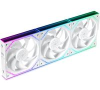 Thermalright TL-M12QW X3 120mm ARGB PWM Case Fans White, 3-Pack | Infinity mirror ARGB, daisy-chain cabling, 2000RPM PWM control and S-FDB bearing for case or radiator cooling
