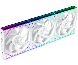 Thermalright TL-M12QW X3 120mm ARGB PWM Case Fans White, 3-Pack | Infinity mirror ARGB, daisy-chain cabling, 2000RPM PWM control and S-FDB bearing for case or radiator cooling
