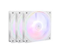 Thermalright TL-S12W-S CPU Fan, 120mm Case Cooler Fan ARGB, PWM Connector Silent Computer Cooler with 5V ARGB LED,up to 1500RPM PC Cooling, White,3Packs
