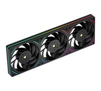 Thermalright TL-UB36R 360mm Single-Frame PC Cooling Reverse Case Fans - PWM 2150 RPM Speed | ARGB Lighting | High Airflow | Single Modular Cable, for Chassis ＆ Liquid Cooler (Black)