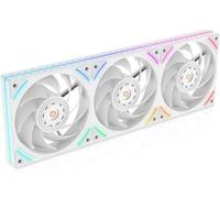 Thermalright TL-UB36W 360mm Single-Frame PC Cooling Case Fans - PWM 2150 RPM Speed | ARGB Lighting | High Airflow | Single Modular Cable, for Chassis ＆ Liquid Cooler (White)
