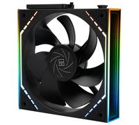 Thermalright TLM12QR,Wireless Splicing Chassis Fan,Building Block Splicing Fan,Infinity Mirror ARGB Lighting Effect,Reverse Blade Design,New Power chip Module simplifies Wiring Management
