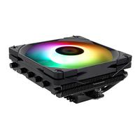 Thermalright TR AXP120-X67 BLACK ARGB Low Profile CPU Air Cooler with Right 120mm TL-C12015B-S PWM Fan 6 Heatpipes 67mm Height for AMD AM4/AM5 Intel LGA 1700/115X/1200/20XX/1851