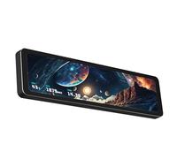 Thermalright Trofeo Vision 11.3 LCD Black, 11.3-inch Full-color LCD Magnetic Display Screen, 1920x400 Resolution, Easy to Install,Master CPU/GPU Temperature(Black)