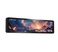 Thermalright Trofeo Vision 11.3 LCD Black, 11.3-inch Full-Color LCD Magnetic Display Screen, 1920x400 Resolution, Easy to Install,Master CPU/GPU Temperature(Black)