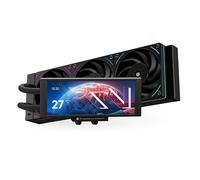 Thermalright Trofeo Vision 360 ARGB Black CPU AIO Cooler,360mm Radiator, IPS LCD Screen with 1280x480 Resolution,for AM4/AM5,Intel LGA1851/1700,6.86in LCD Long Screen High Performance Radiator,Black