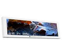 Thermalright Trofeo Vision LCD AIO Display 9.16” PC Monitor, USB Type-C Screen for Real-Time Hardware Monitoring, with Preset Themes for Gaming PC Case/CPU Cooler (TrofeoVision 9.16 White)