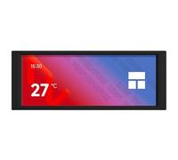 Thermalright Trofeo Vision LCD Black 6.86-inch IPS Widescreen, 1280x480 Resolution, with Flexible LCD Screen Placement Options