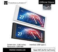 Thermalright TROFEO VISION LCD IPS full-color LCD screen，6.86 inches/magnetic/1280*480 resolution/USB Type-C port Display screen TROFEO VISION LCD WT
