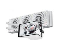Thermalright Wonder Vision 360 TURBO ARGB White CPU Water Cooler, 60HZ Curved Screen with 2400x1080 Resolution,for AM4/AM5,Intel LGA1851/1700,6.67in 3D Screen High Performance Pump,3000RPM Fan Speed