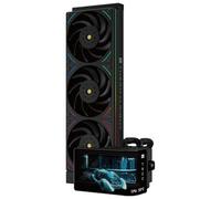 Thermalright Wonder Vision 360 UB ARGB Black CPU AIO Cooler,360mm Radiator, 2K 60HZ Curved Screen with 2400x1080 Resolution,for AM4/AM5,Intel LGA1851/1700,6.67in 3D Screen High Performance Pump