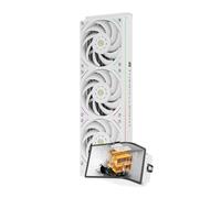 Thermalright Wonder Vision 360 UB ARGB White AIO CPU Liquid Cooler,for AM5/Intel LGA1851/1700,6.67-inch 3D Curved Screen with 2400x1080 Resolutions,Magnetic Panel Screen,3D/2D Video Support
