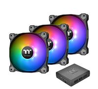 Thermaltake (3-8 Fan Packs) Pure Plus 12 RGB Radiator Fan TT Premium Edition 120