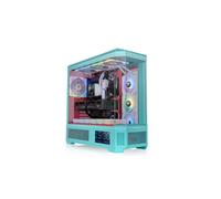 Thermaltake View 600 TG Full Tower Chassis, Mint Strawberry, Tempered Glass, USB