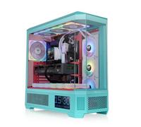 Thermaltake View 600 TG Full Tower Chassis, Mint Strawberry, Tempered Glass, USB