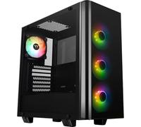 Thermaltake CA-1I3-00M1WN-05 View 21 TG (Tempered Glass) RGB Plus PC-Case - Black