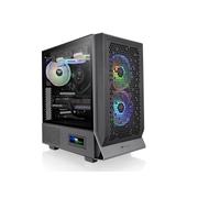 Thermaltake Ceres 300 Black/Mid Tower E-ATX Computer Case with Tempered Glass Side Panel/ 2xCT140 ARGB Fan Preinstalled/Rotational PCIe Slots/ 3 Years Warranty