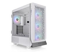 Thermaltake Ceres 500 Snow Edition Mid Tower E-ATX Computer Case with Tempered Glass Side Panel; 4 Preinstalled PWM ARGB Fans; Rotational PCIe Slots & GPU Holder; CA-1X5-00M6WN-00; 3 Years Warranty