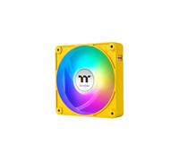 Thermaltake CT120 EX ARGB Sync|120mm|Pack of 3|MagForce 2.0 Magnetic Series Connection|PWM 500-2000 RPM|9 Addressable LEDs|Synchronization Motherboard 5V|Hydraulic Bearing|Bumblebee (Yellow)