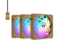 Thermaltake CT140 EX ARGB Sync PC Cooling Fan 3 Pack, PWM 500~1800 RPM, 5V Motherboard Sync, 16.8 Million Colors 9 LEDs, MagForce 2.0 Connectors, Hydraulic Bearing, Gravel Sand, CL-F218-PL14PK-A