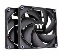 Thermaltake CT140 PWM PC Cooling Case Fans 2 Pack Black CL-F148-PL14BL-A
