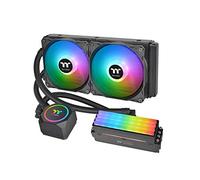 Thermaltake Floe RC240, AMD (AM5/AM4) / Intel (LGA 1700/1200), TT RGB Plus Software/Motherboard Sync ARGB Controlled, 240mm PWM All-in-One CPU & Memory Liquid Cooler CL-W271-PL12SW-A