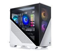 Thermaltake Frostbite 360 Gaming Desktop (AMD Ryzen™ 5 5600X 6-core, ToughRam RGB DDR4 3600Mhz 16GB Memory, NVIDIA® GeForce RTX™ 3060, 1TB NVMe M.2, Win10 Home) D1FB-B550-360-LCS,White