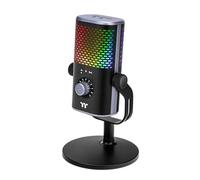 Thermaltake GS50 RGB USB Pro-Grade Condenser Microphone for Gaming, Streaming andPpodcast, 24-Bit Audio with up to 96 kHz Sampling, GSG-GSF-MCMTBK-01