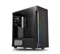 Thermaltake H200 TG ATX/MATX RGB Mid Tower PC Gaming Case Tempered Glass - Black,H200 TG BLACK,CA-1M3-00M1WN-00*