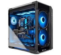 Thermaltake LCGS View 390 AIO Liquid Cooled CPU Gaming PC(AMD Ryzen 7 5800X 8-core, ToughRam DDR4 3600Mhz 16GB RGB Memory, NVIDIA GeForce RTX 3090, 1TB NVMe Gen4 M.2, Win 10 Home) V51B-X570-39V-LCS