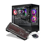 Thermaltake LCGS View 5860T-270 Gaming Desktop (AMD Ryzen™ 7 5800X3D, ToughRam DDR4 3600Mhz 32GB RGB Memory, NVIDIA® GeForce RTX™ 5060 Ti 8GB, 1TB NVMe M.2, WiFi, Windows 11) V27B-B55K-56T-LCS