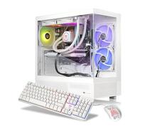 Thermaltake LCGS View 7896XS-270 Gaming Desktop (AMD Ryzen™ 7 7800X3D, ToughRam 32GB DDR5 6000MT/s RGB Memory, AMD Radeon™ RX 9060 XT 16GB, 1TB NVMe M.2, WiFi, Windows 11) V27S-B65K-96X-LCS