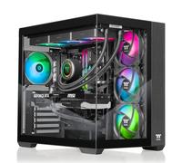 Thermaltake LCGS View 9880-380 Gaming Desktop (AMD Ryzen™ 7 9800X3D, ToughRam 32GB DDR5 6400MT/s RGB Memory, NVIDIA® GeForce RTX™ 5080, 1TB NVMe M.2, WiFi, Windows 11) V38B-B850-580-LCS