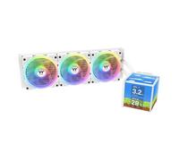 Thermaltake MINECUBE 360 Snow All-in-One CPU Cooler with Quad-LCD + SW