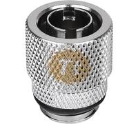 Thermaltake Pacific 3/8-Inch ID x 1/2-Inch OD Compression Fitting - Chrome