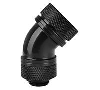 Thermaltake Pacific G1/4 PETG Tube 45-Degree Dual Compression 16 mm OD Fitting - Black