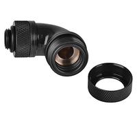 Thermaltake Pacific G1/4 PETG Tube 90-Degree Compression 16 mm OD Fitting - Black CL-W097-CA00BL-A